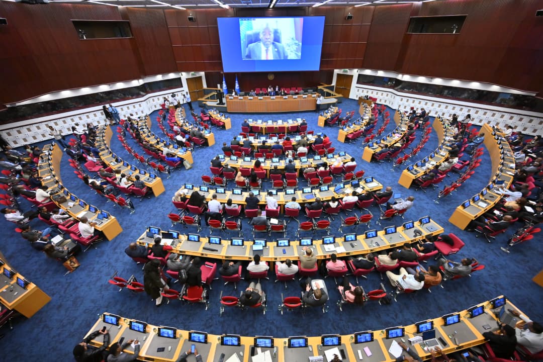 Participants à la Conférence sur le changement climatique et le développement en Afrique à Addis-Abeba