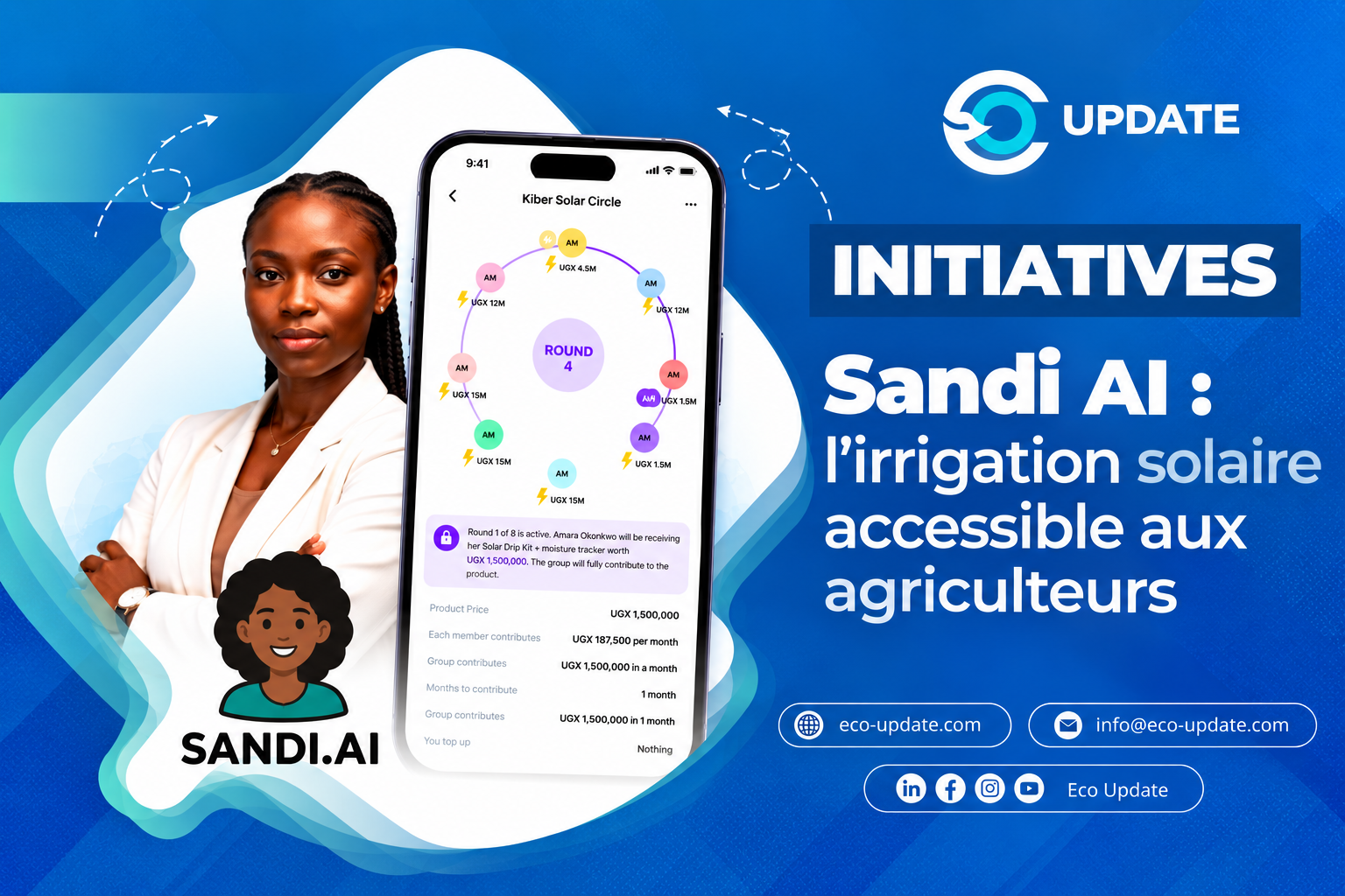 Sandi AI facilite l’accès à l’irrigation solaire