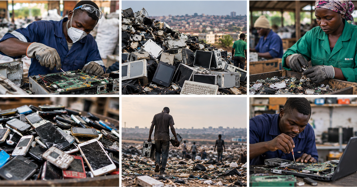 déchets électroniques en Afrique