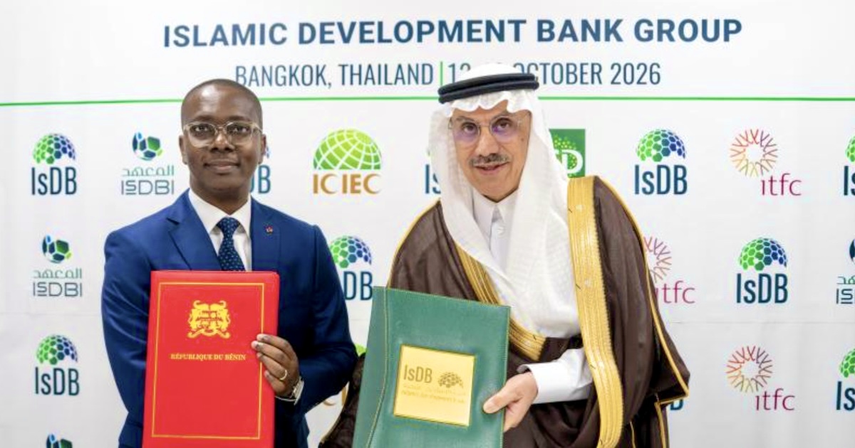 Signature des accords de financement entre le Bénin et la Banque islamique de développement à Bangkok le 12 octobre 2026.